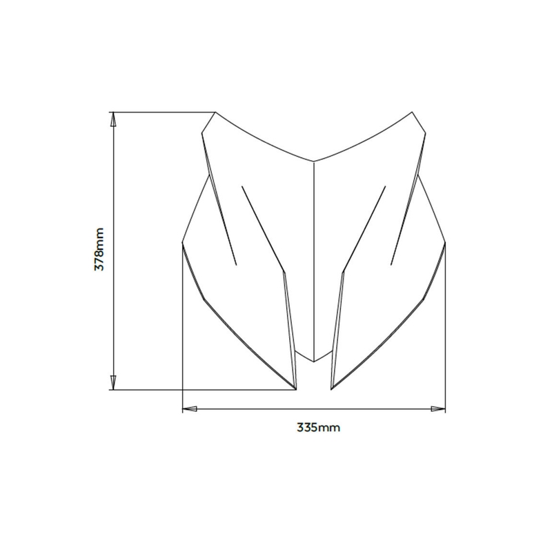 Windscreen PUIG SPORT smoke