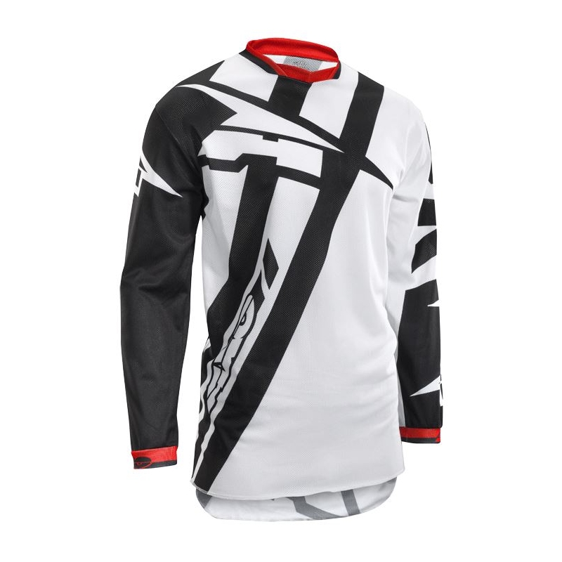 Motocross mez AXO Motion 4 Jersey fehér-fekete-piros eladás kiárusítás