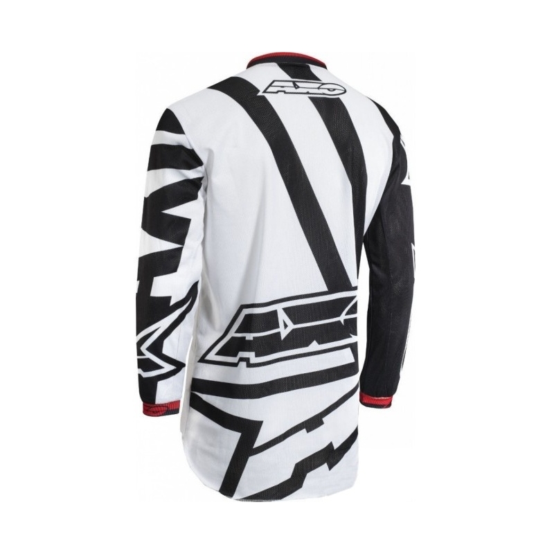 Motocross mez AXO Motion 4 Jersey fehér-fekete-piros eladás kiárusítás