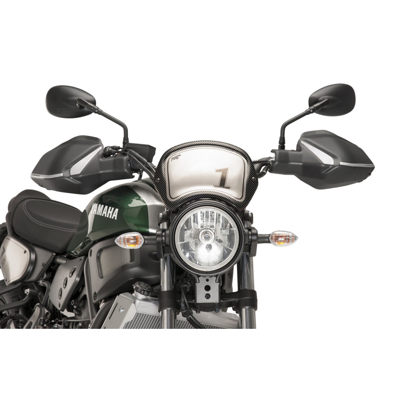 Windshield PUIG FRONTAL PLATE carbon look