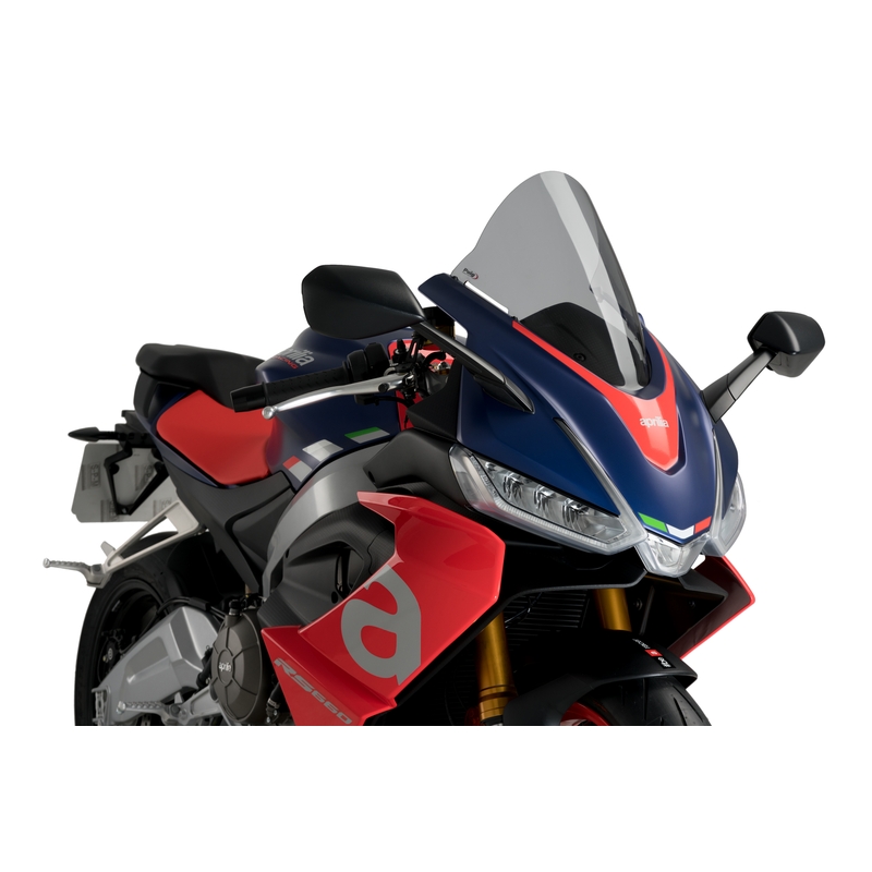 Windscreen PUIG R-RACER smoke részére APRILIA RS 660 (Factory) 2021-2026