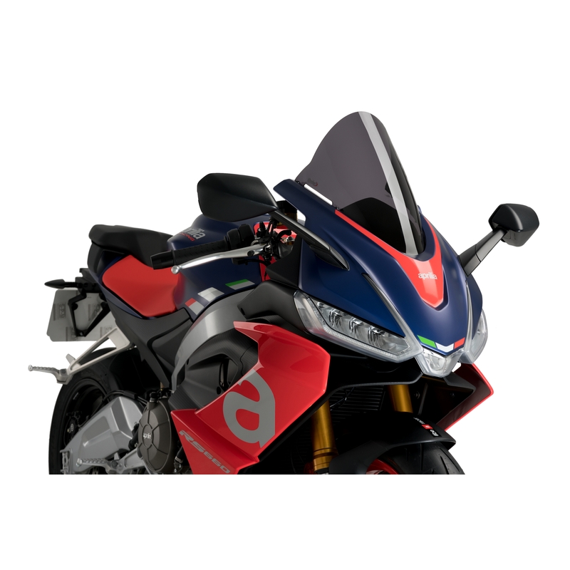 Windscreen PUIG R-RACER dark smoke részére APRILIA RS 660 (Factory) 2021-2024