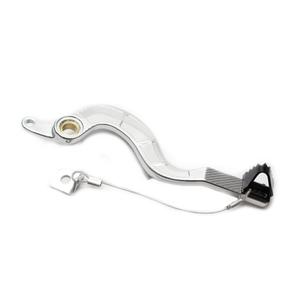Brake pedal MOTION STUFF 83P-0421002 silver body, black steel fixed tip Steel Fixed Tip