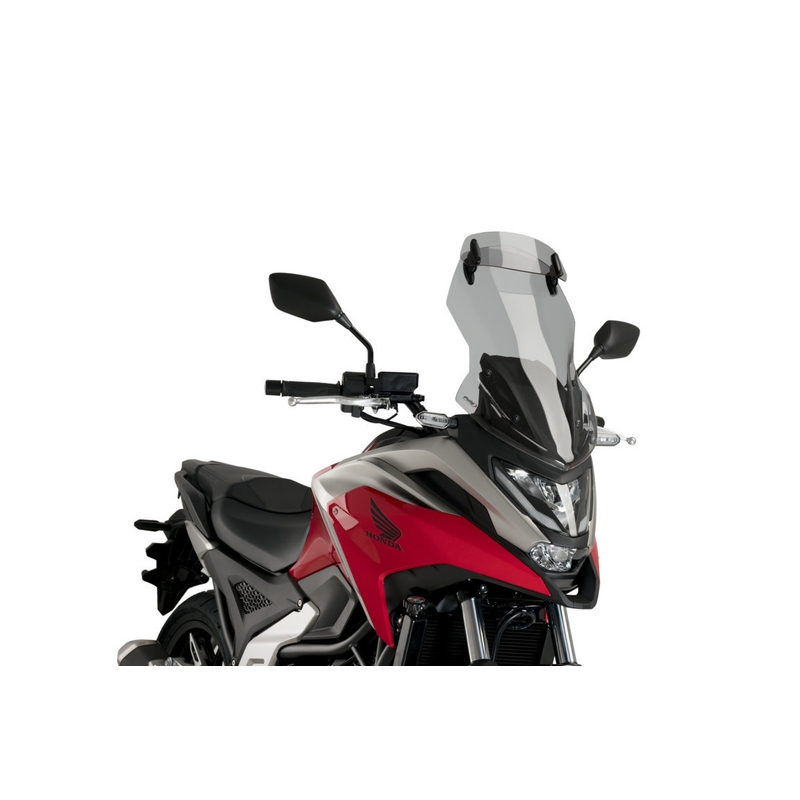 Windscreen PUIG TOURING WITH VISOR smoke