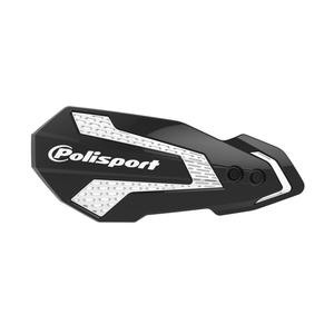Spare plastic guard POLISPORT MX FLOW 8308200024 Black/white