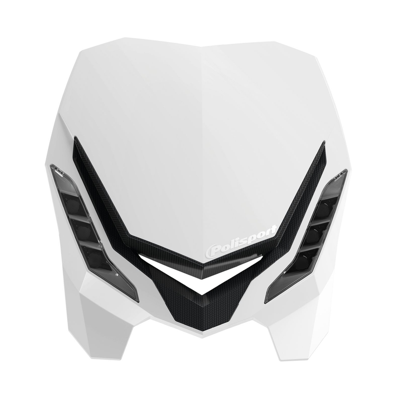 Headlights POLISPORT E-BLAZE fehér/fekete