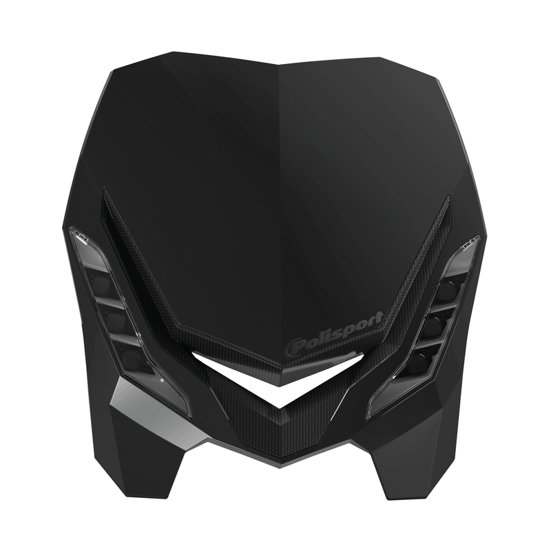 Headlights POLISPORT E-BLAZE Black/Black