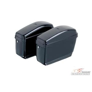 Rigid saddlebag CUSTOMACCES EASY ARS003N fekete pár