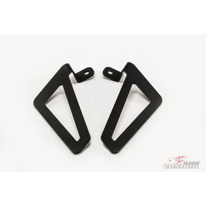 Rigid saddlebag supports CUSTOMACCES KF KF0003N fekete