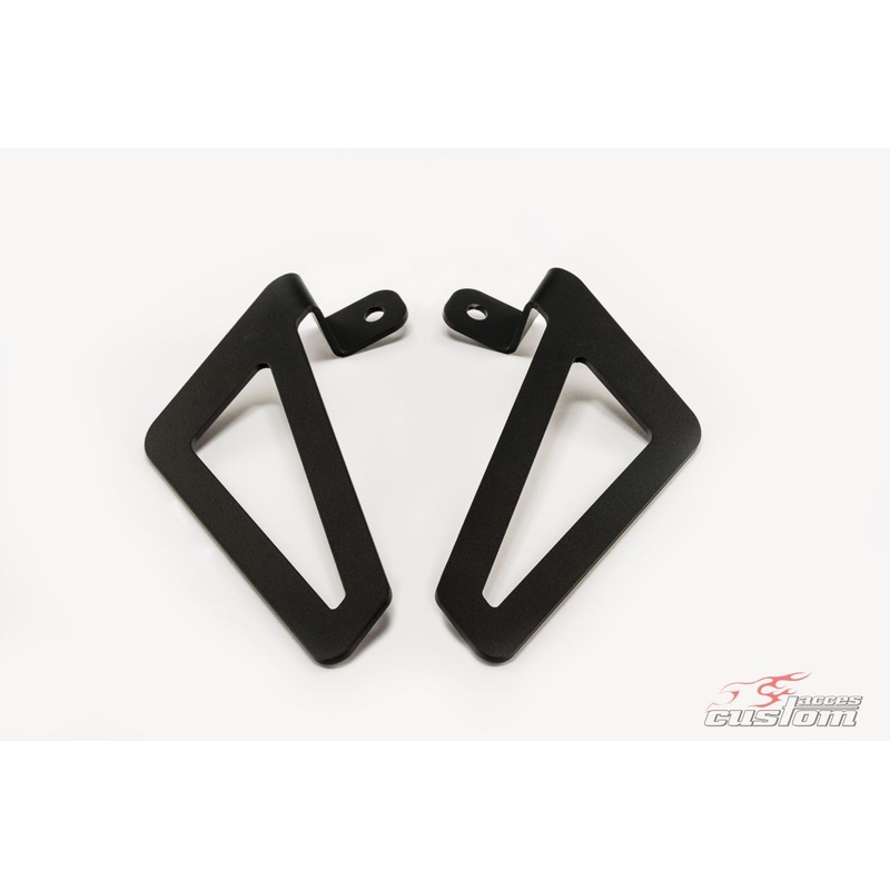 Rigid saddlebag supports CUSTOMACCES KF fekete