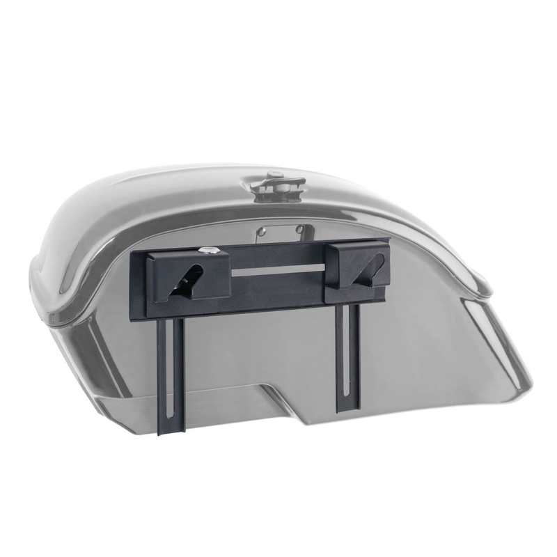 Rigid saddlebag supports CUSTOMACCES SN fekete