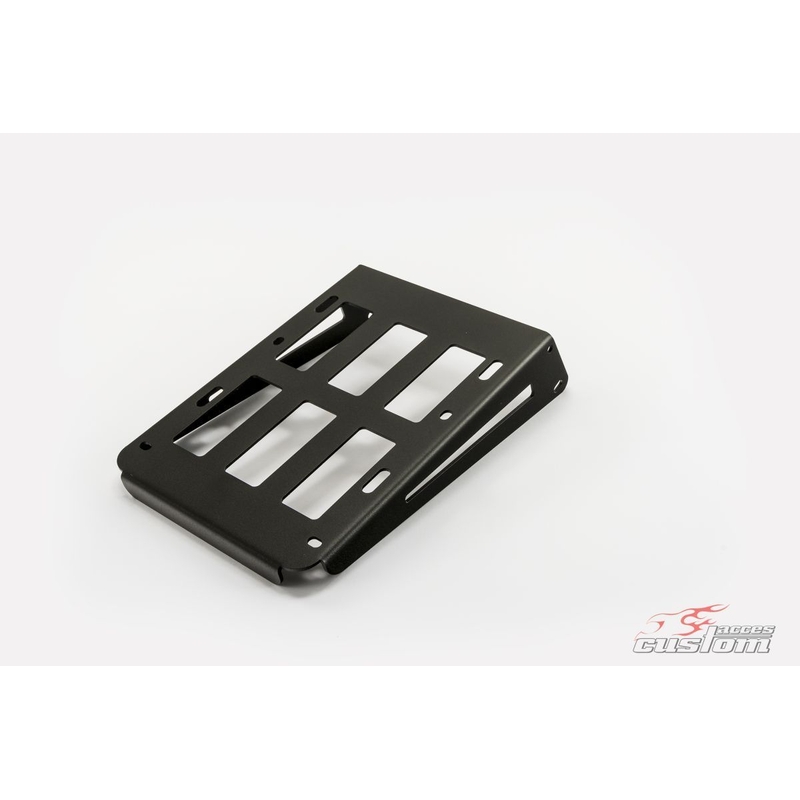 Rack CUSTOMACCES NON DETACHABLE fekete for sissybar