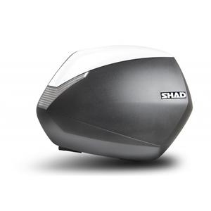 Oldalsó csomagtartók színes tetővel SHAD SH36 fehér (pair) with PREMIUM lock