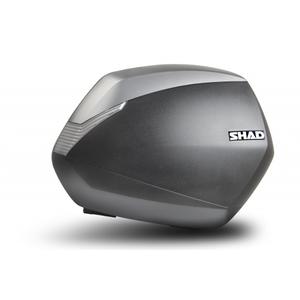 Oldalsó csomagtartók színes tetővel SHAD SH36 Új titán (pair) with PREMIUM lock