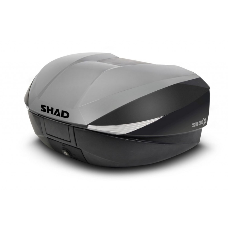 Felső csomagtartó színes fedéllel SHAD SH58X Új titán with PREMIUM lock