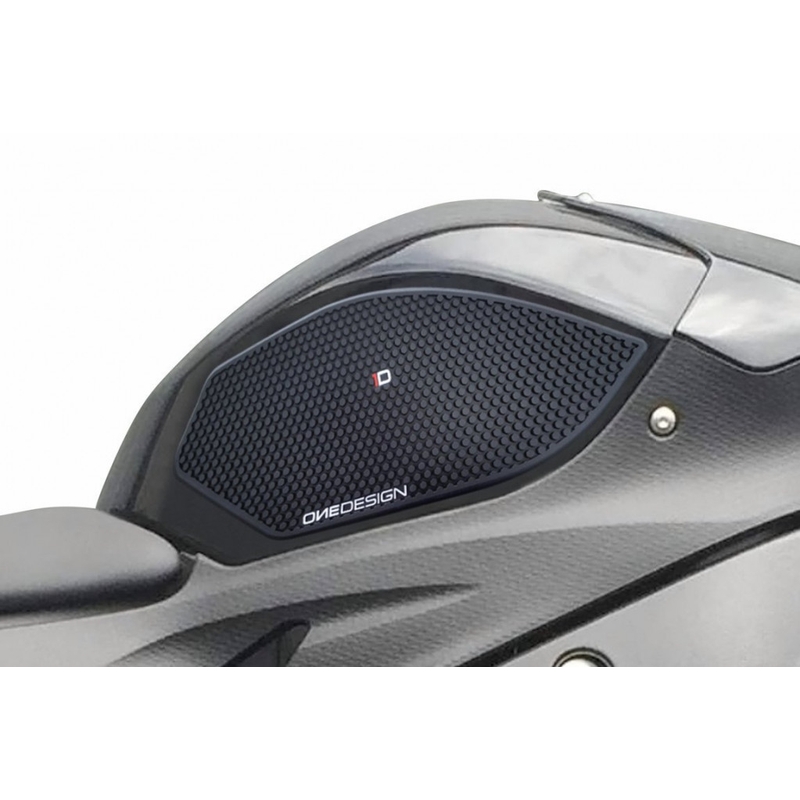 Tank side protectors PUIG ANTI-SLIP fekete részére BMW S 1000 RR 2009-2018, BMW S 1000 R 2014-2024