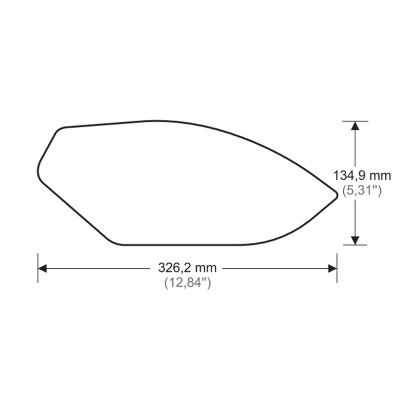 Tank side protectors PUIG ANTI-SLIP fekete részére BMW S 1000 RR 2009-2018, BMW S 1000 R 2014-2024