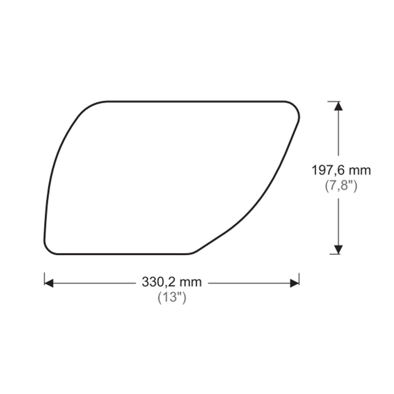 Tank side protectors PUIG ANTI-SLIP fekete