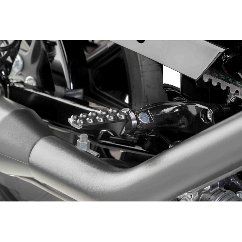 Footpegs without adapters PUIG HERITAGE fekete