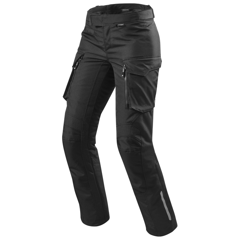 Női motoros nadrág Revit Outback Black Hosszúkás