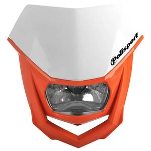 Fejidom lámpával POLISPORT HALO White/orange