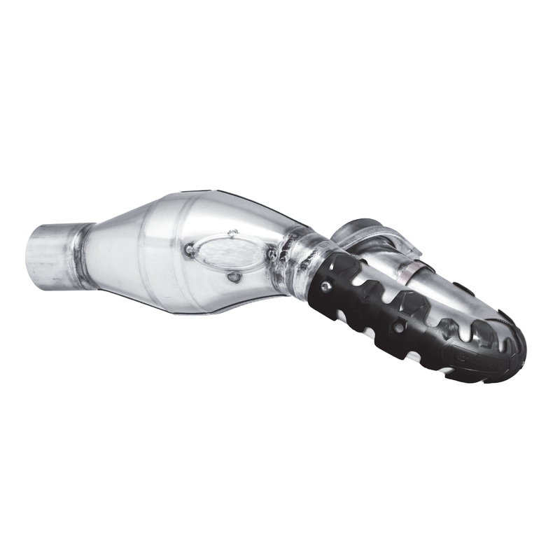Exhaust head pipe guard POLISPORT ARMADILLO rövid fekete