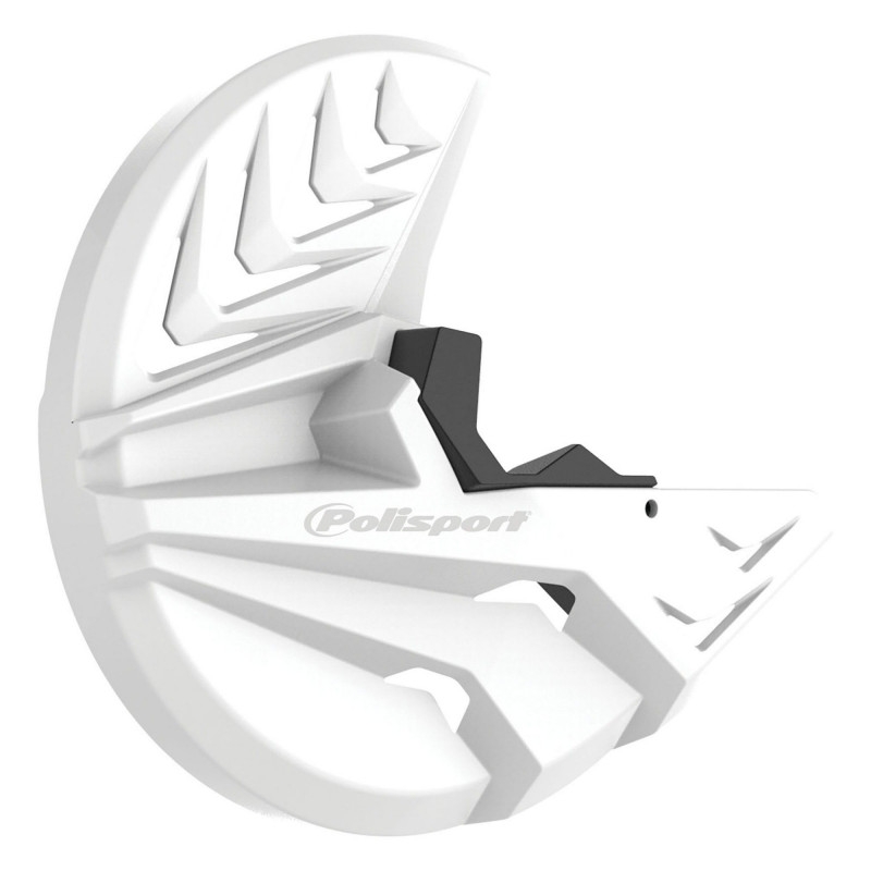 Disc & bottom fork protector POLISPORT fehér/fekete részére HONDA CRF 450 R 2010-2014, HONDA CRF 250 R 2010-2014