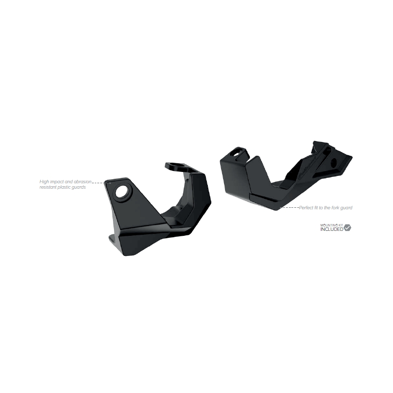 Bottom fork protector POLISPORT PERFORMANCE fehér/fekete