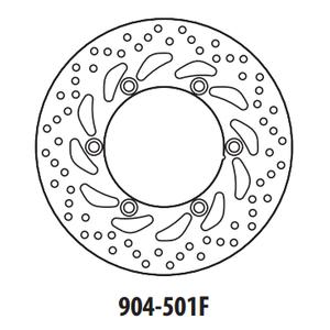 Féktárcsa GOLDFREN 904-501F első 260 mm