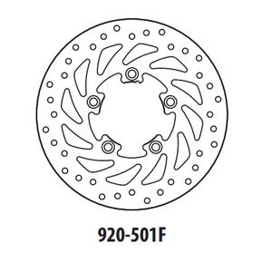 Féktárcsa GOLDFREN 920-501F első 260 mm