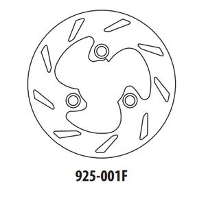 Féktárcsa GOLDFREN 925-001F első 180 mm