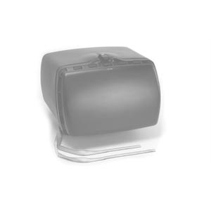 Top box PUIG MAXI BOX 3659B fehér with lock and attached with straps