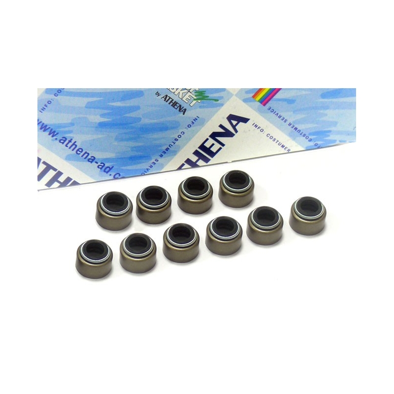 Szelep tömítés készlet ATHENA (pack of 10 pieces) részére KAWASAKI GPZ 550 1983-1988, KAWASAKI ZR 550 Zephyr 1990-1993