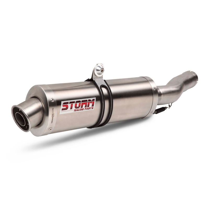 2 kipufogóvég STORM OVAL rozsdamentes részére YAMAHA TDM 900 2002-2014