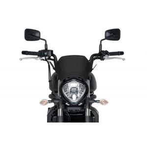 Windshield PUIG FRONTAL PLATE 3592N fekete alumínium