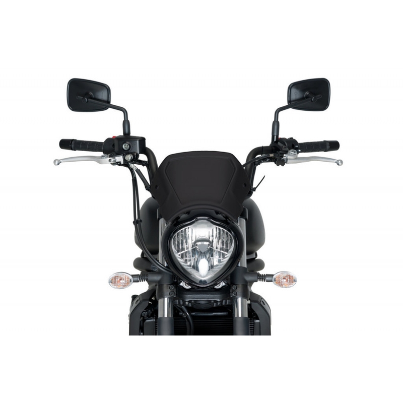 Windshield PUIG FRONTAL PLATE fekete alumínium