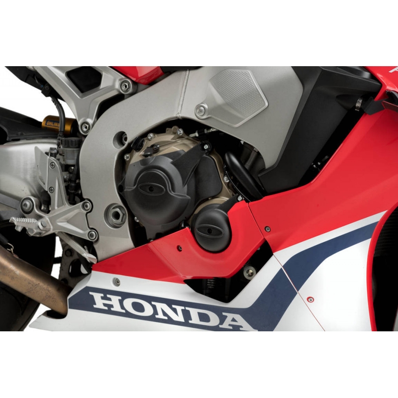 Engine protective covers PUIG fekete included right, left and alternator caps