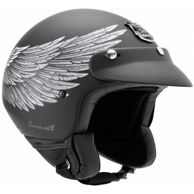 Nyitott sisak moto Nexx X.60 Eagle Rider fekete-ezüst számára kiárusítás