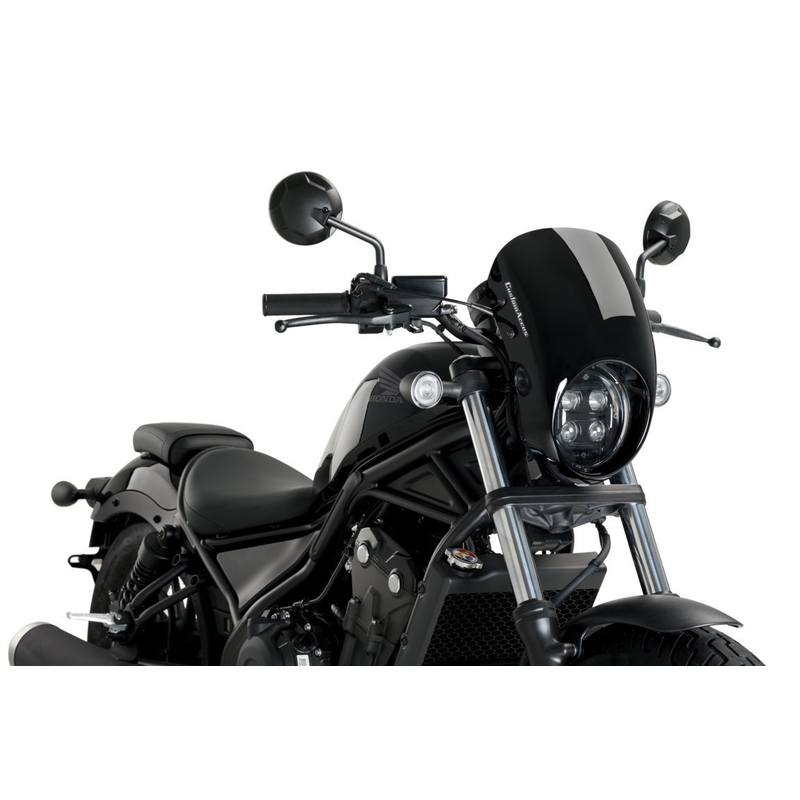 Semifairing PUIG ANARCHY fekete részére HONDA CMX 500 Rebel 2020-2024