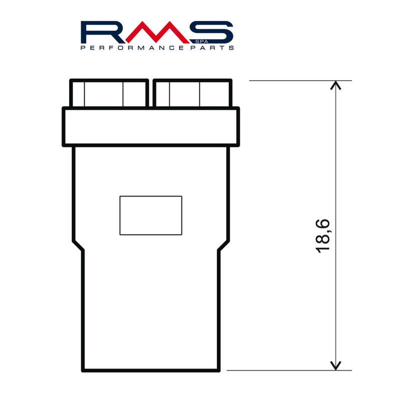 Izzó RMS Led 12V, T10 W2.1X9.5D kék