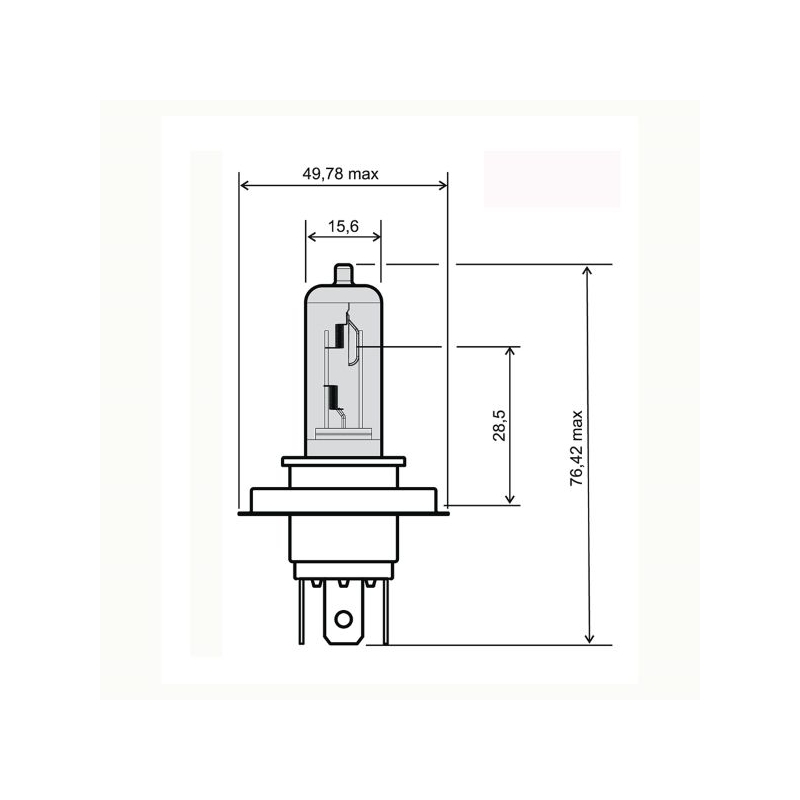Izzó RMS FLOSSER kék hs1 12V 35/35W