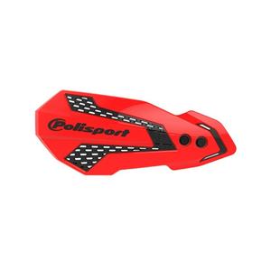 Handguard POLISPORT MX FLOW 8308200021 with mounting system red CR 04/black