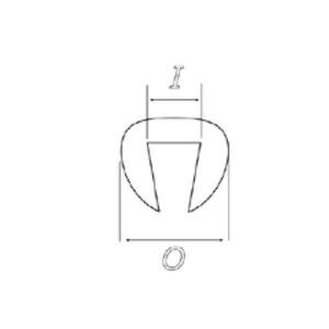 Edge trim PUIG 5843W áttetsző nt:((O x I: 6,2 x 3,6))