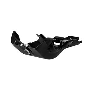 Skid Plate POLISPORT 8475100001 with link protector fekete
