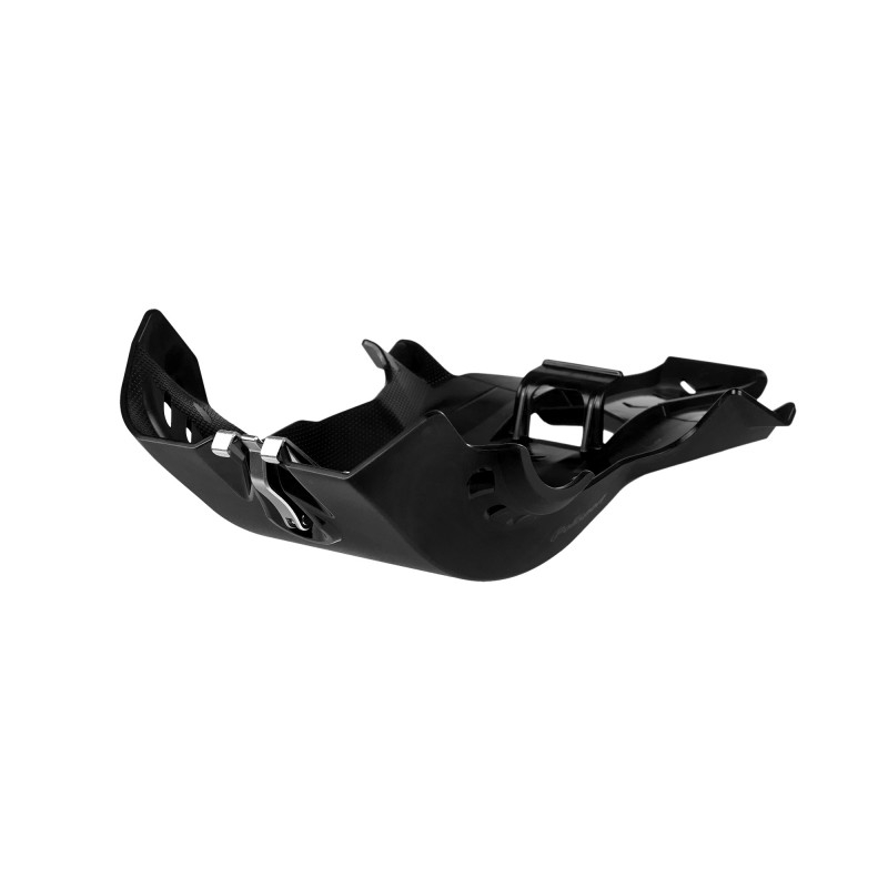 Skid Plate POLISPORT with link protector fekete