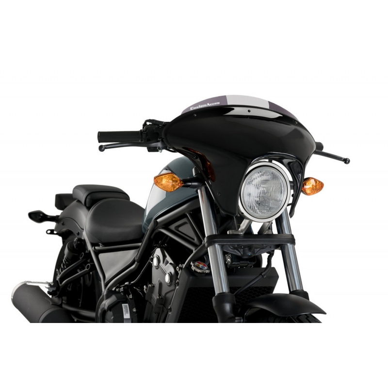 Windscreen PUIG BATWING SML smoke rövid