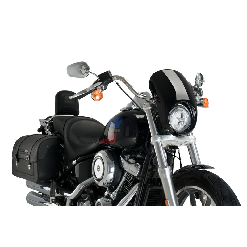 Semifairing PUIG ANARCHY fekete részére HARLEY DAVIDSON FXLR 1745 Softail Low Rider 2018-2020