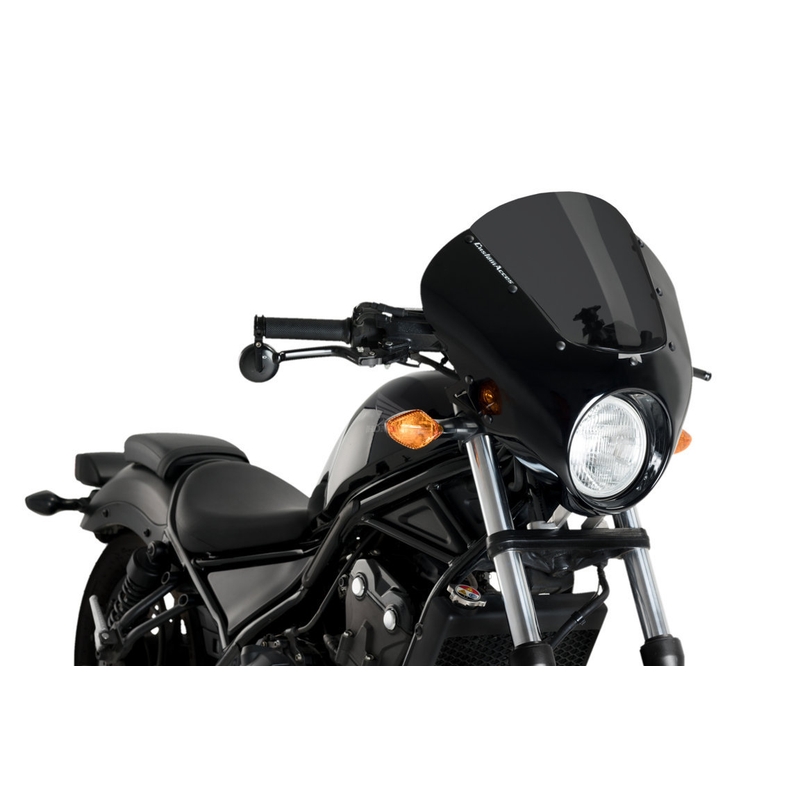 Semifairing PUIG DARK NIGHT Dark Smoke részére HONDA CMX 500 Rebel 2017-2019