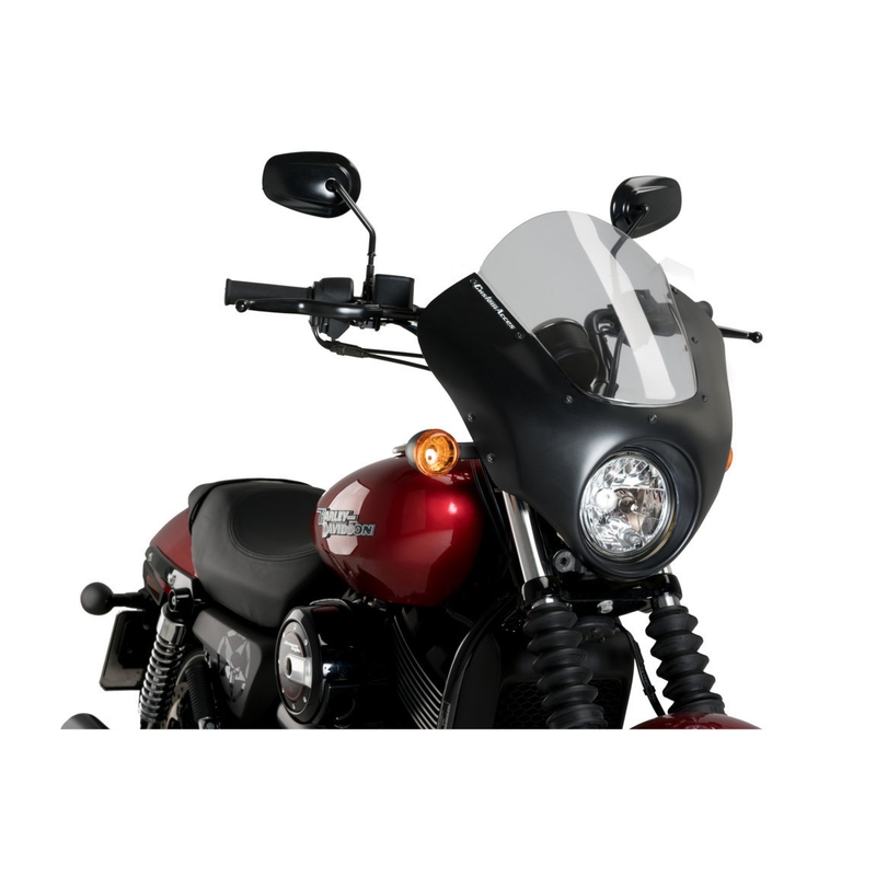 Semifairing PUIG DARK NIGHT füstszínű részére HARLEY DAVIDSON XG 750 Street 2017-2020