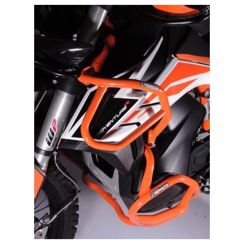 Engine guards RDMOTO narancssárga upper + lower